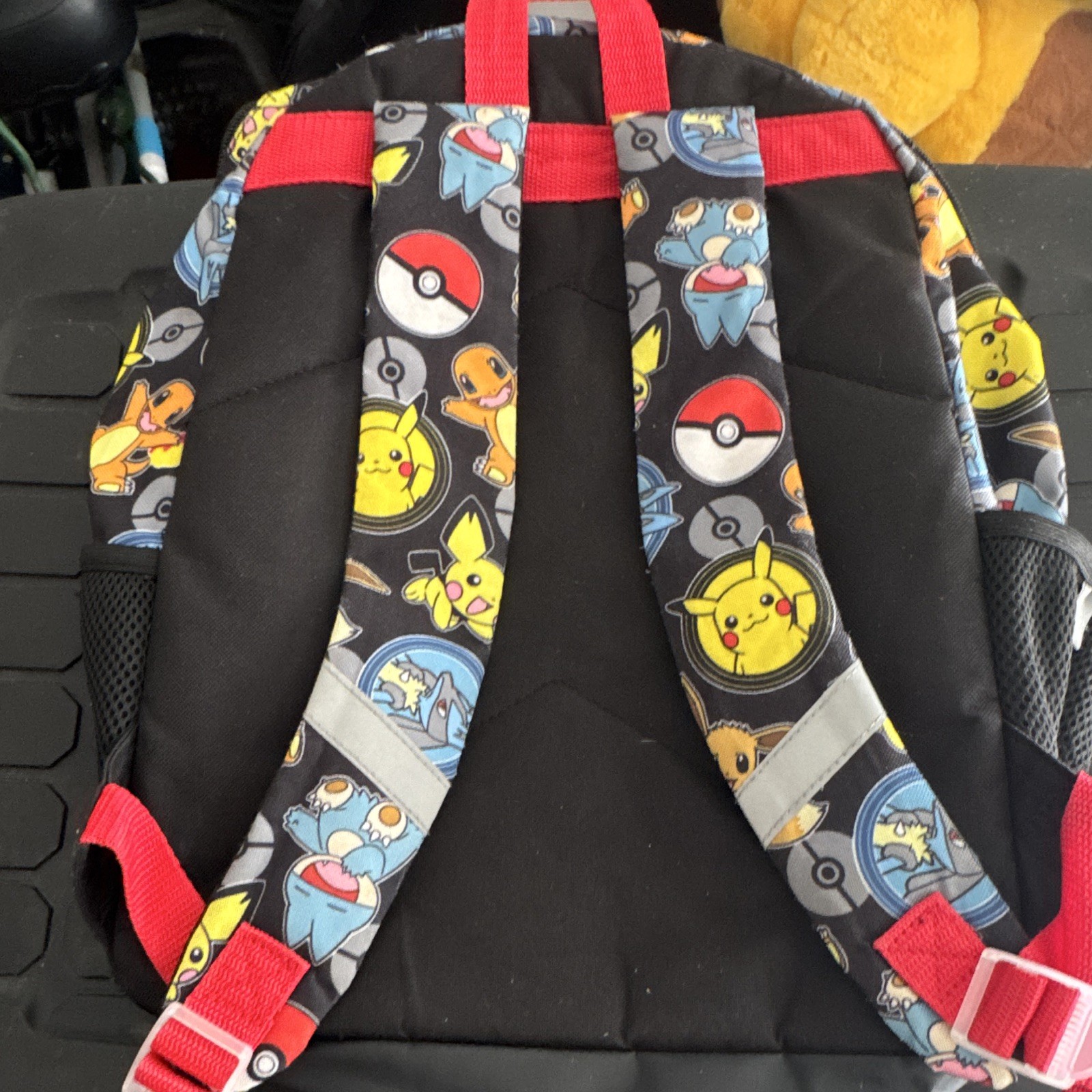 Pokemon Backpack and Lunch Box Set Pikachu Eevee Poke Ball All Over Print