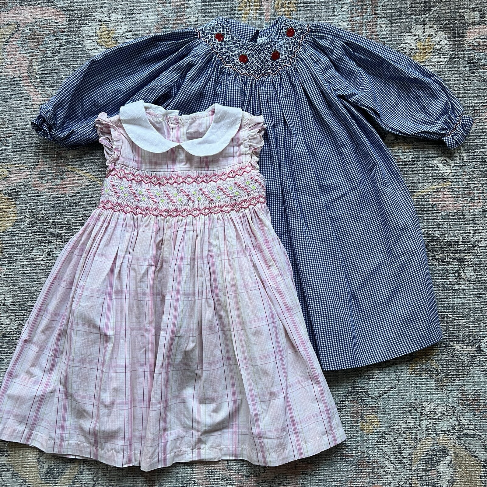 Lot Petit Ami & Osh Kosh Toddler Girl 3T Smocked Dresses