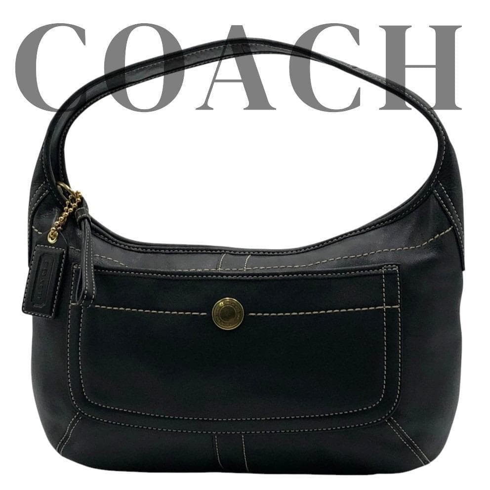 Coach Hobo Half Moon Shoulder Bag 8.7×11.4×2.8in Authentic Used