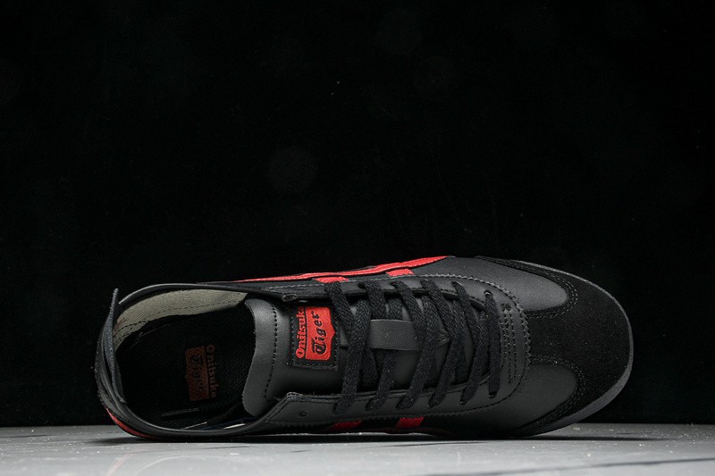Onits*ka Tiger Mexico 66 Black Classic Red 1183C102-004 Unisex Size 4-11