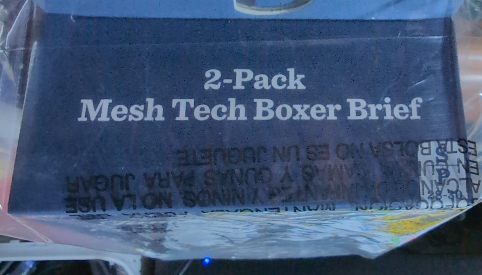 Tommy Bahama Men’s 2-Pack Mesh Tech Boxer Brief Size Sm 28-30 New Gray&Aqua Stp