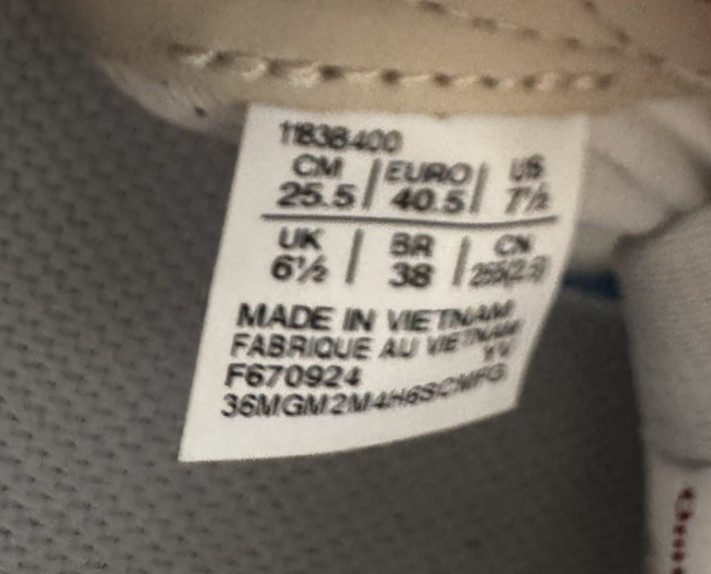 1183B400-100 Onitsuka Tiger Serrano White Directoire Blue Women 7.5 NEW