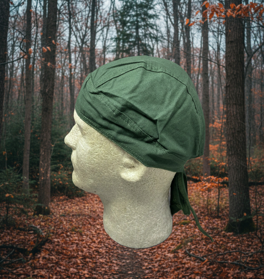 Hunter Hunting Army Green OD Durag Bandana Headwrap Biker Cap Flydanna Z200C