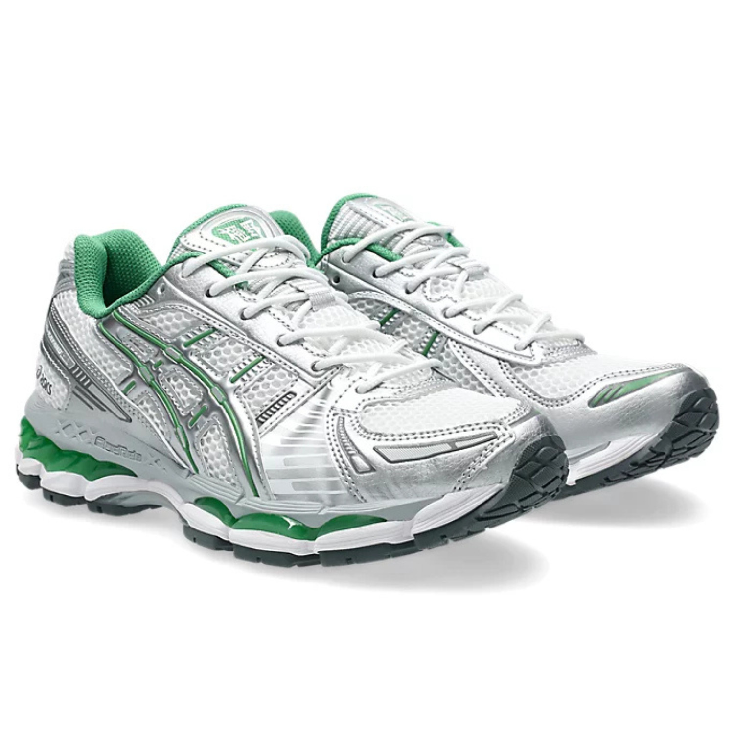 Asics Gel-Kayano 12.1 1203A759-100 Sneakers Men’s Silver Green Running Shoes