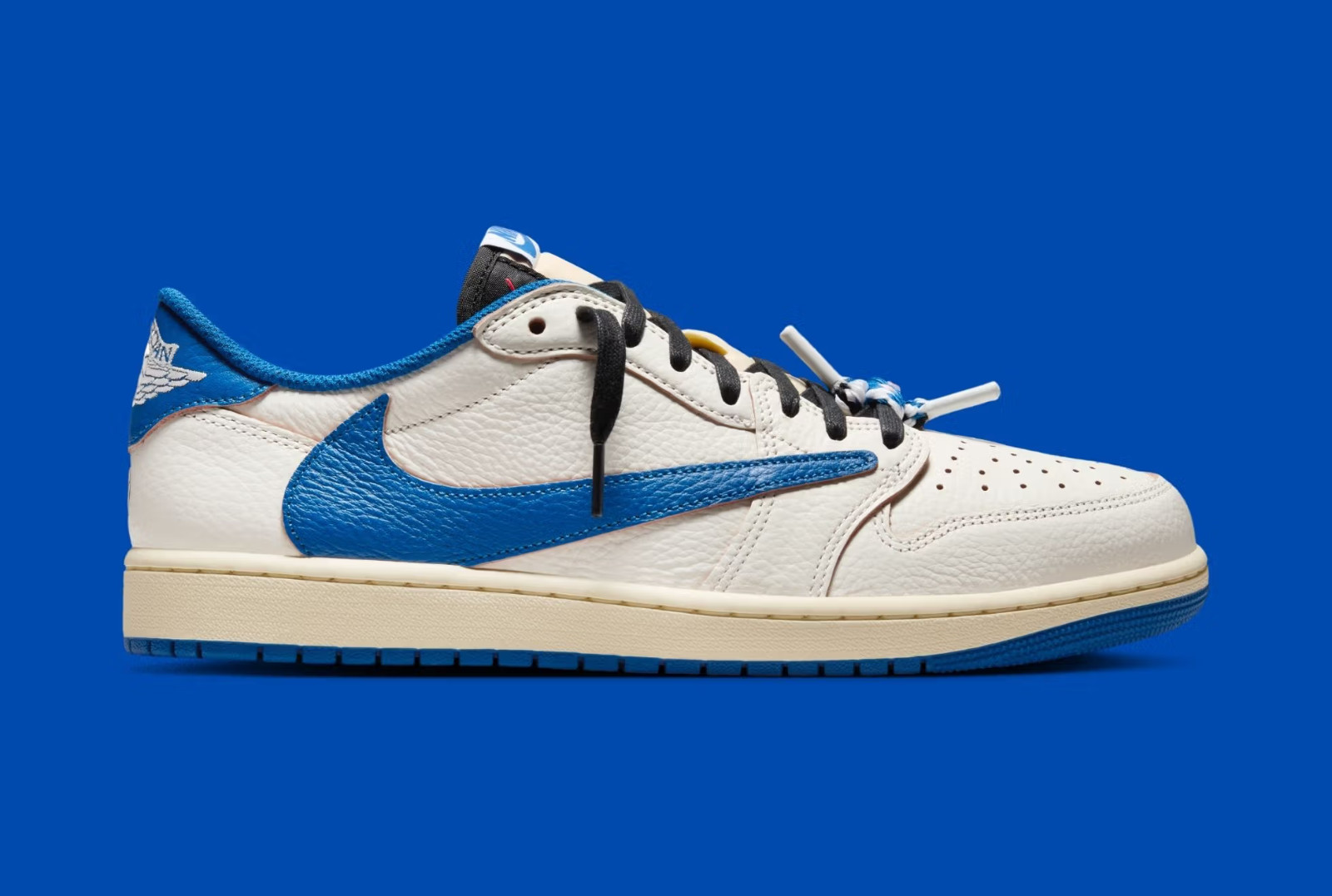2025 Travis Scott Jordan 1 Low Fragment Military Blue | Size 13 | DM7866-104