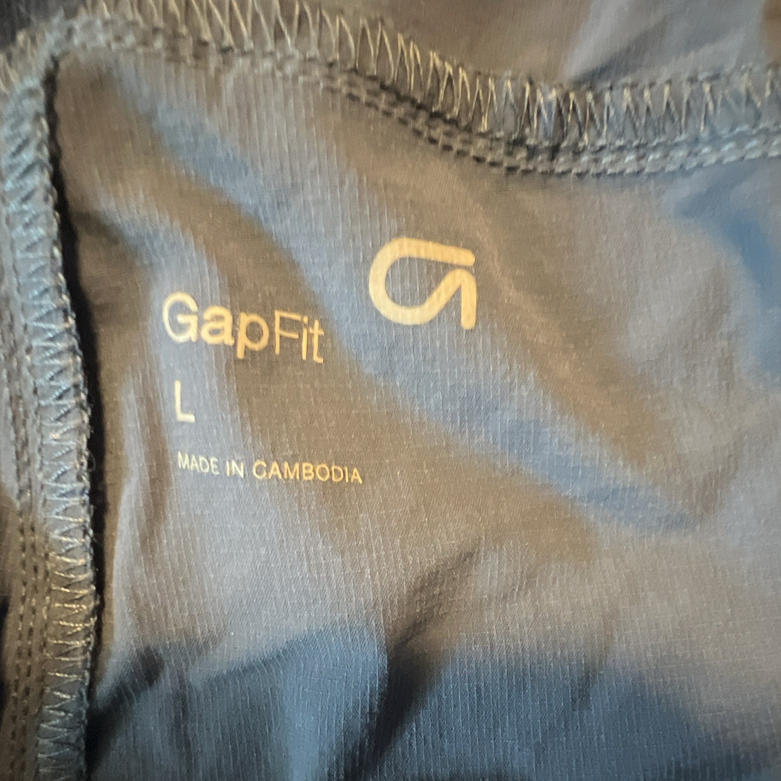 GapFit Women’s Blue Jogger Pants Drawstring Elastic Waist Solid Size L Regular
