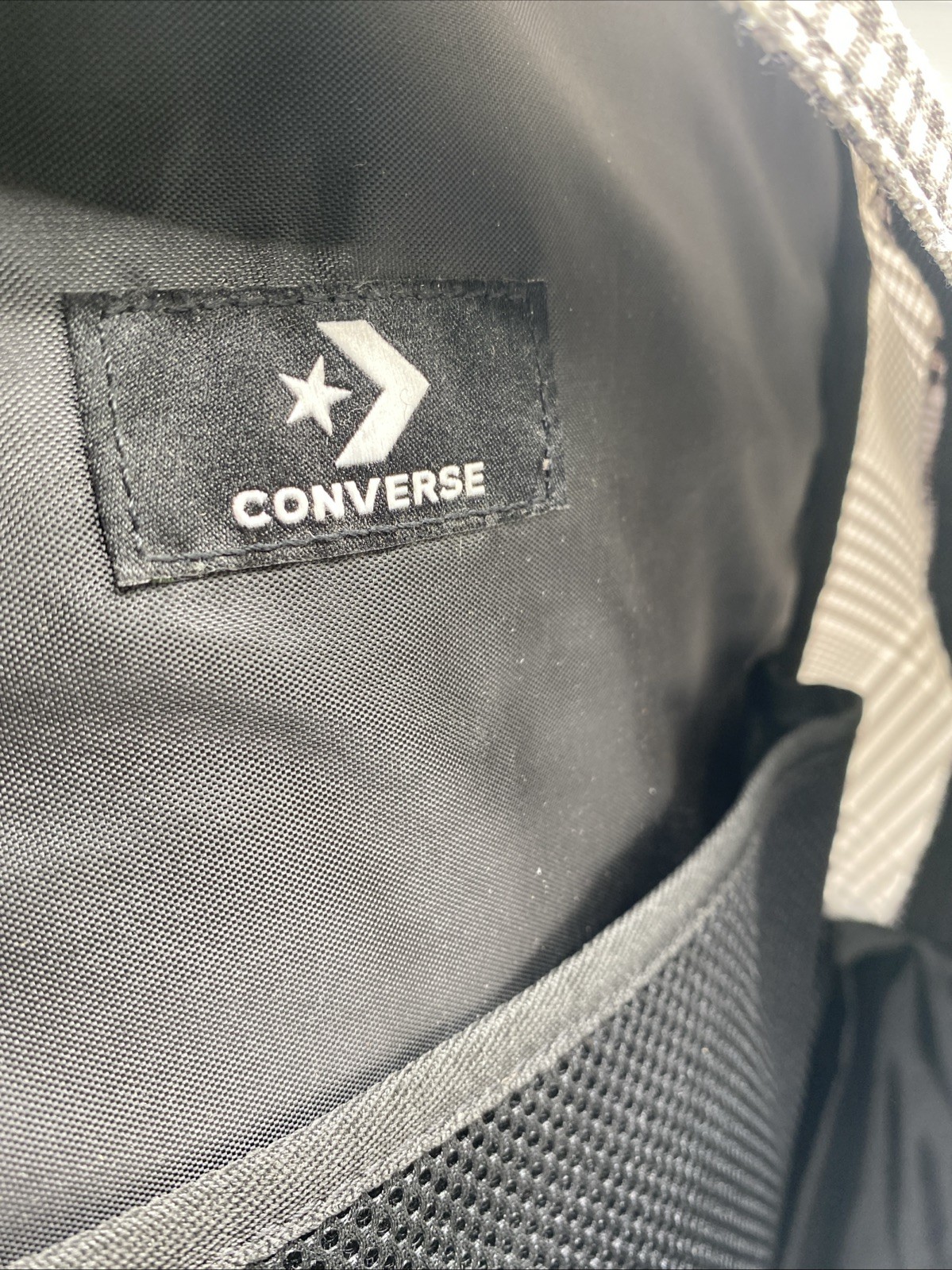 Converse Go 2 Patterned Check Backpack 24 Liter Capacity, 10019901-A01 USED