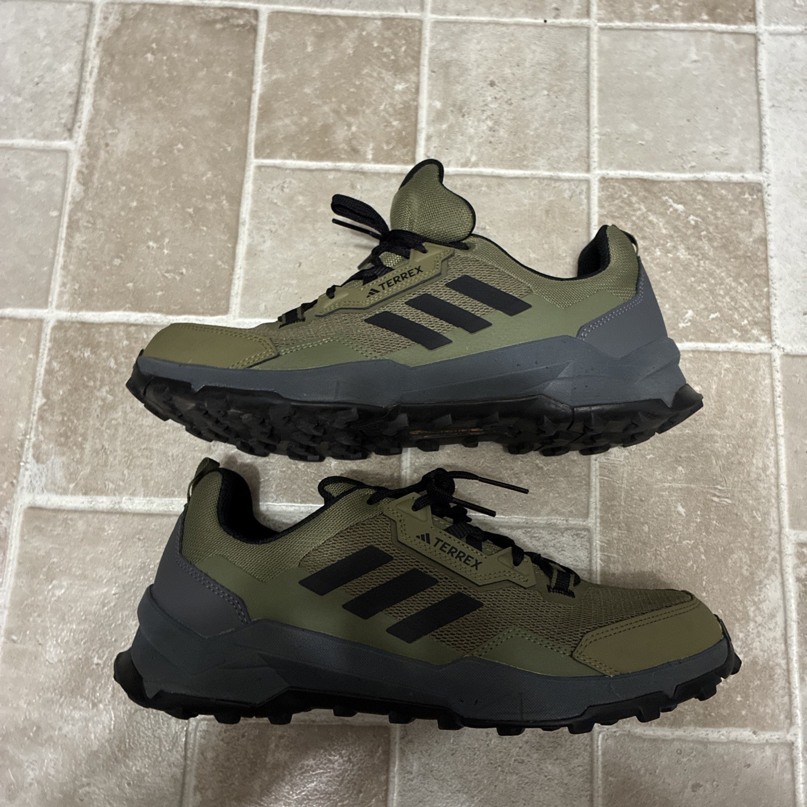 adidas Terrex AX4 Primegreen Hiking Men’s 10.5 Focus Olive/Core Black/Gray