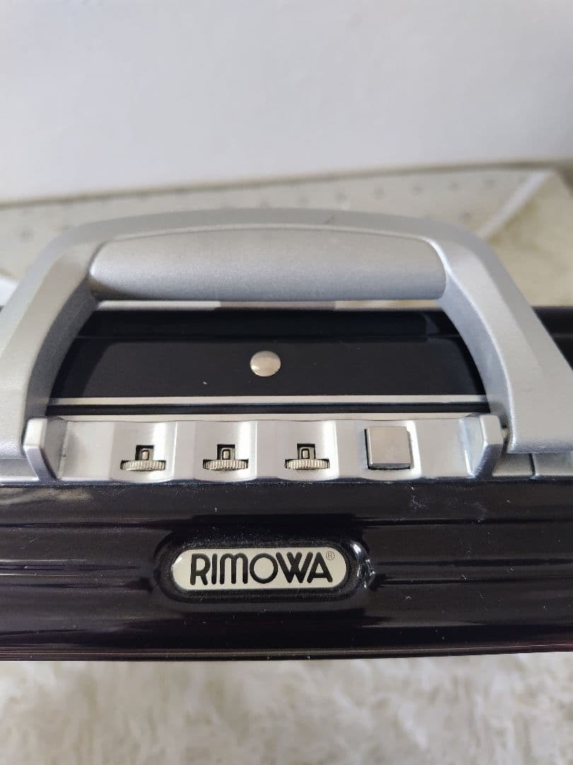 RIMOWA Limbo Series Briefcase Attache Case Black 14L Polycarbonate Alumunium