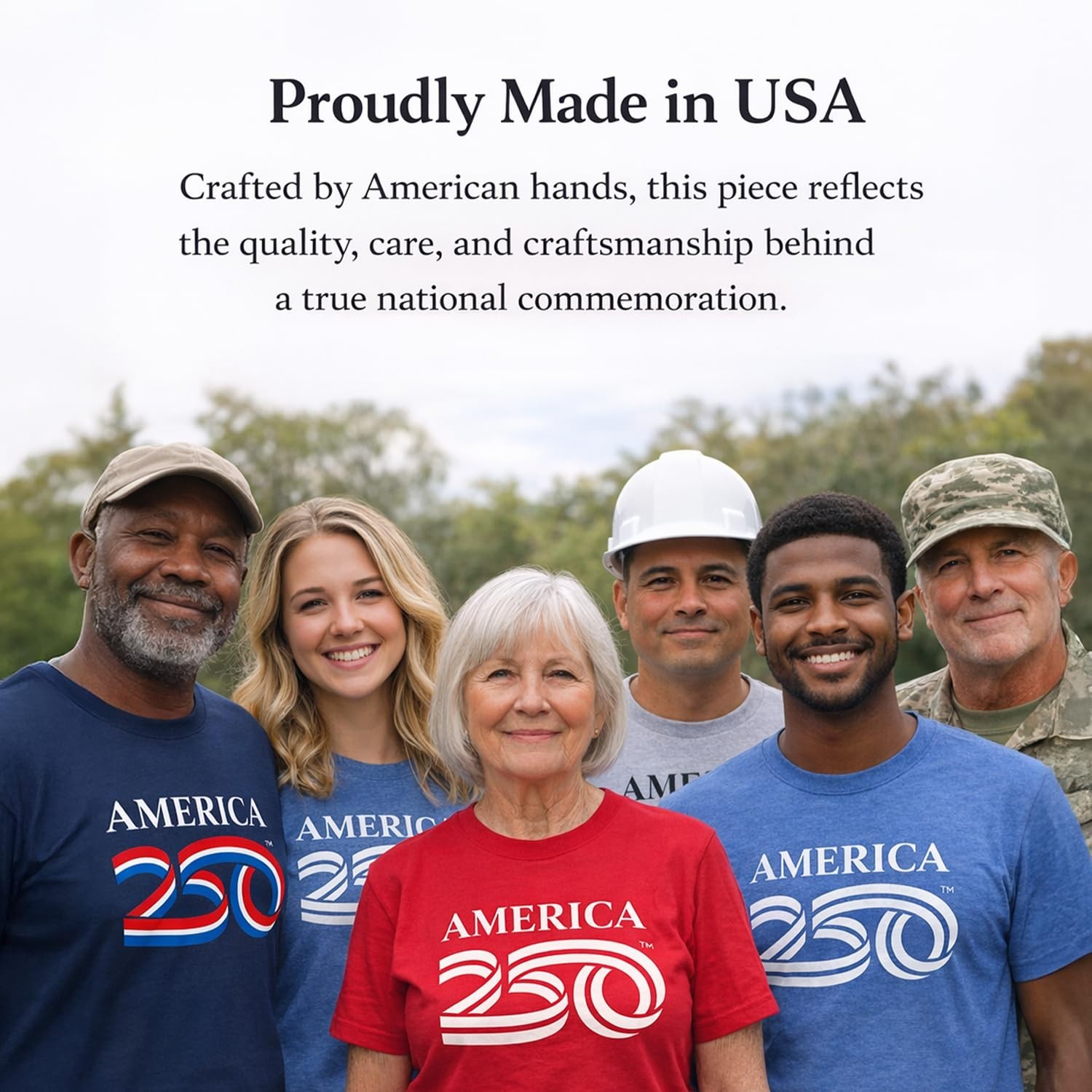 250th Anniversary USA Hat – Structured Cap for 4th of July, Patriotic Headwear,