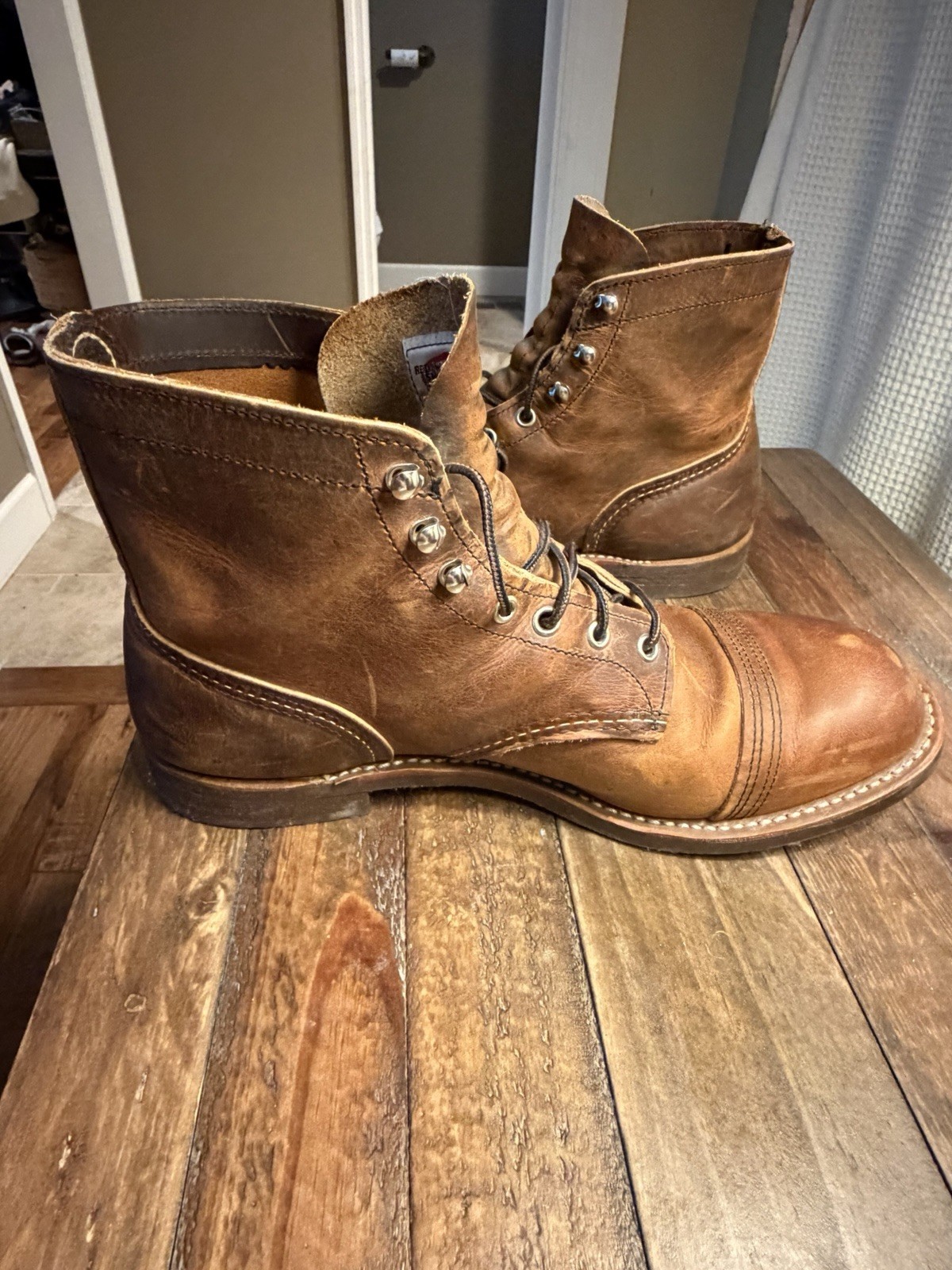 Red Wing Shoes Iron Ranger Heritage 8085 Men’s Copper Rough Tough Size 12