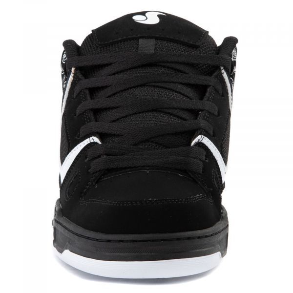 DVS MEN’S GAMBOL BLACK / WHITE NUBUCK SKATE SHOES DVF0000329 002