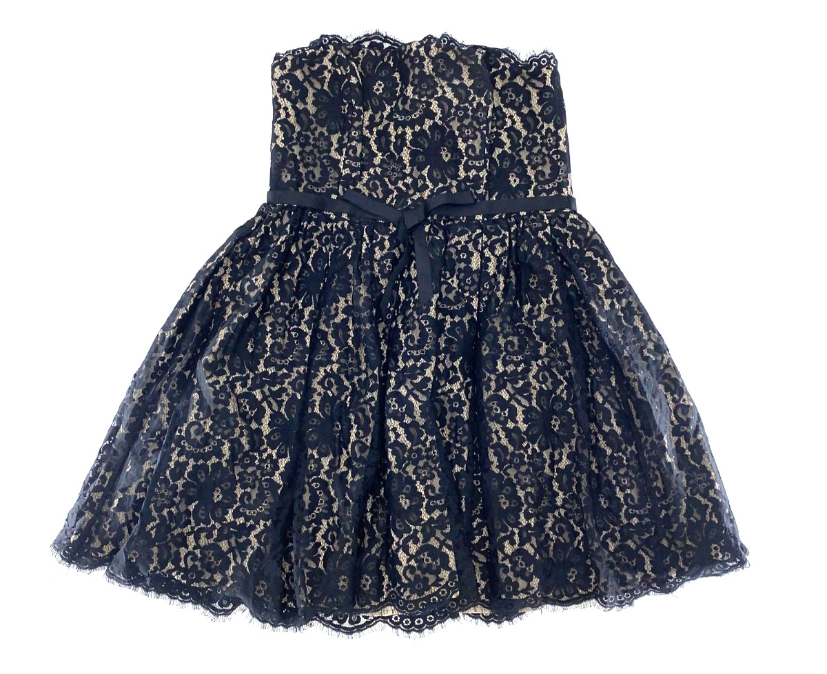 Robert Rodriguez black lace dress Sz 14