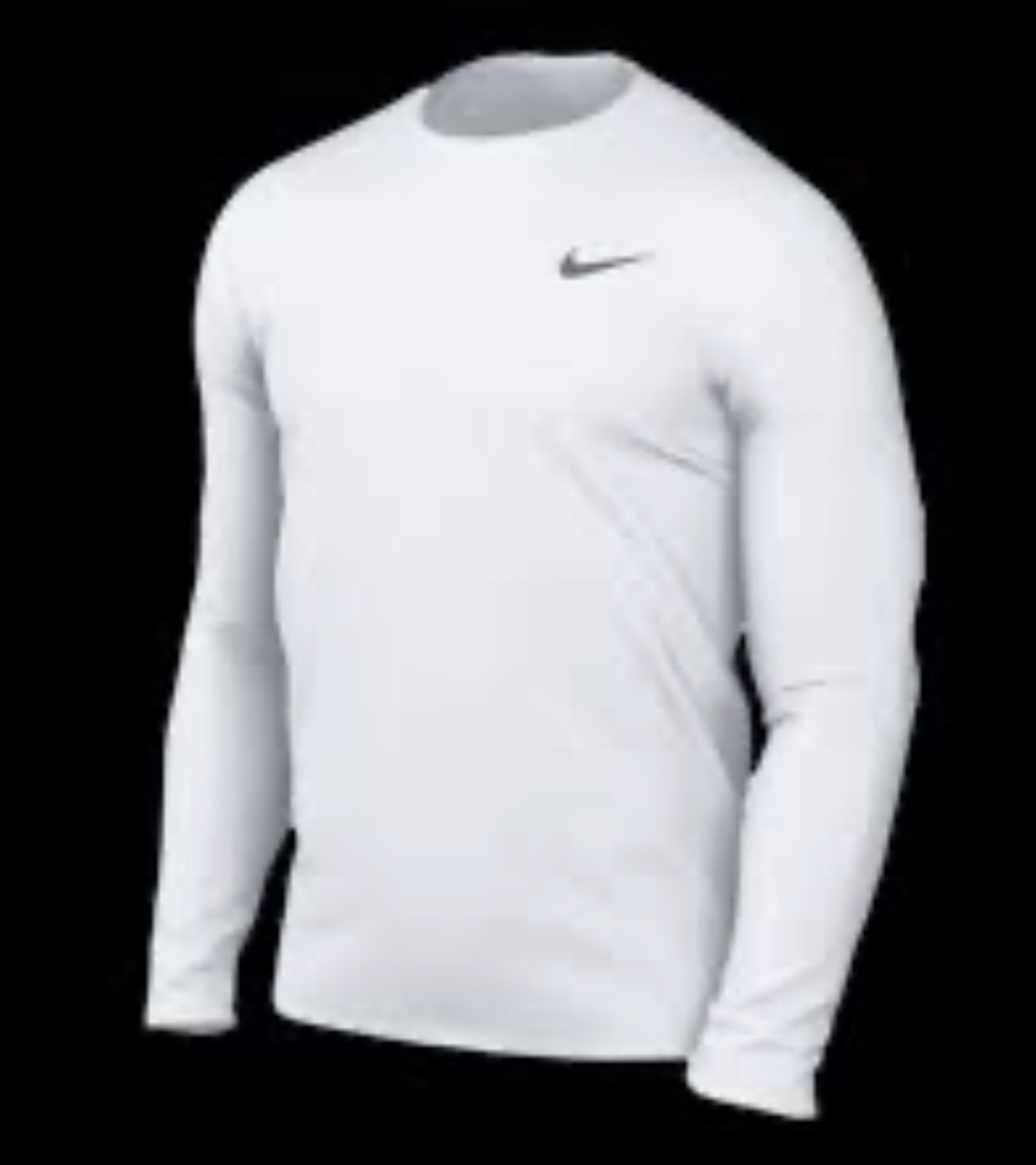 NIKE DRI-FIT LEGEND LONG SLEEVE TEE WHITE DV7298-100 Men’s Size Medium – NWT