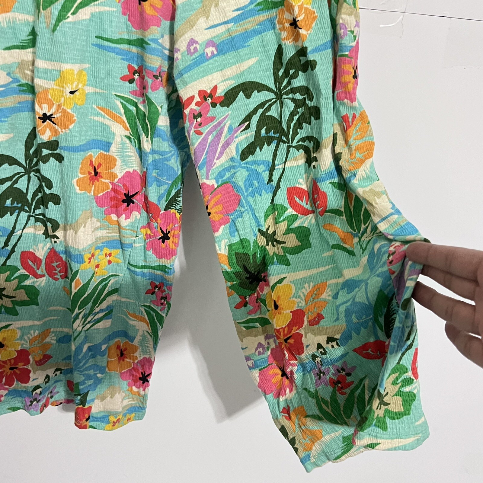 Vintage Zara Girls Romper Jumpsuit Size 13-14 Cm164 Multicolor Floral Pull On