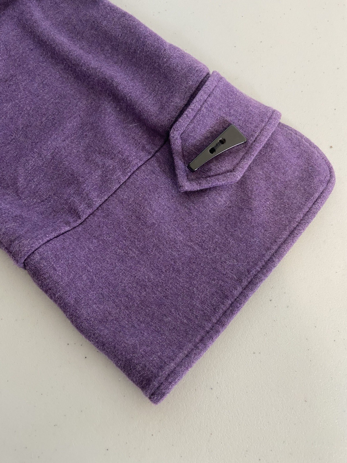 Soft Surroundings Swing Jacket Size XL La Parisienne Toggle Button Coat Purple