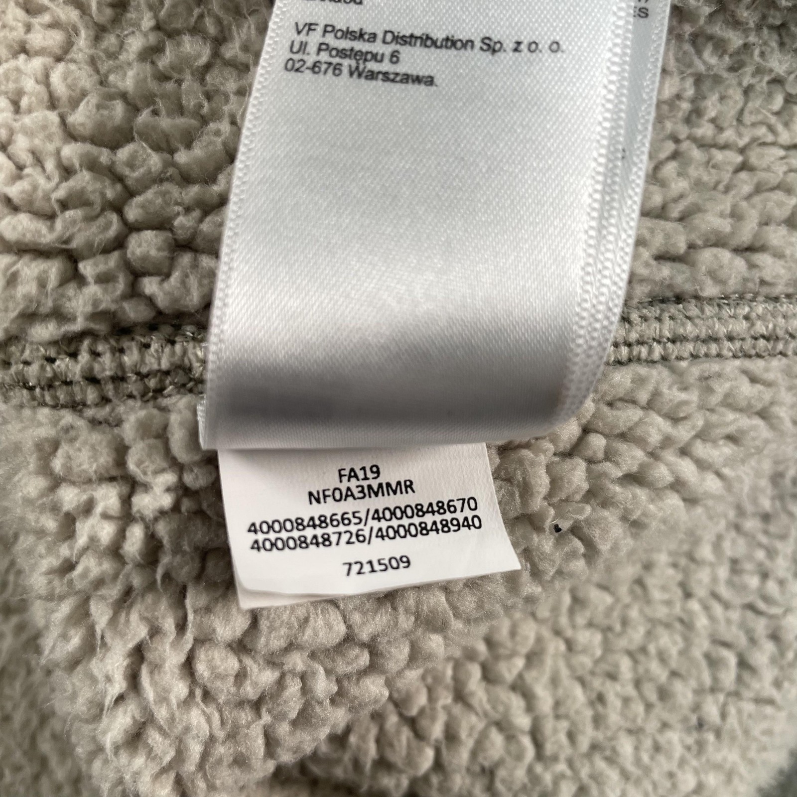 The North Face Jacket Mens 2XL Gray Hooded Sherpa Lined Snap Parka NF0A3MMR