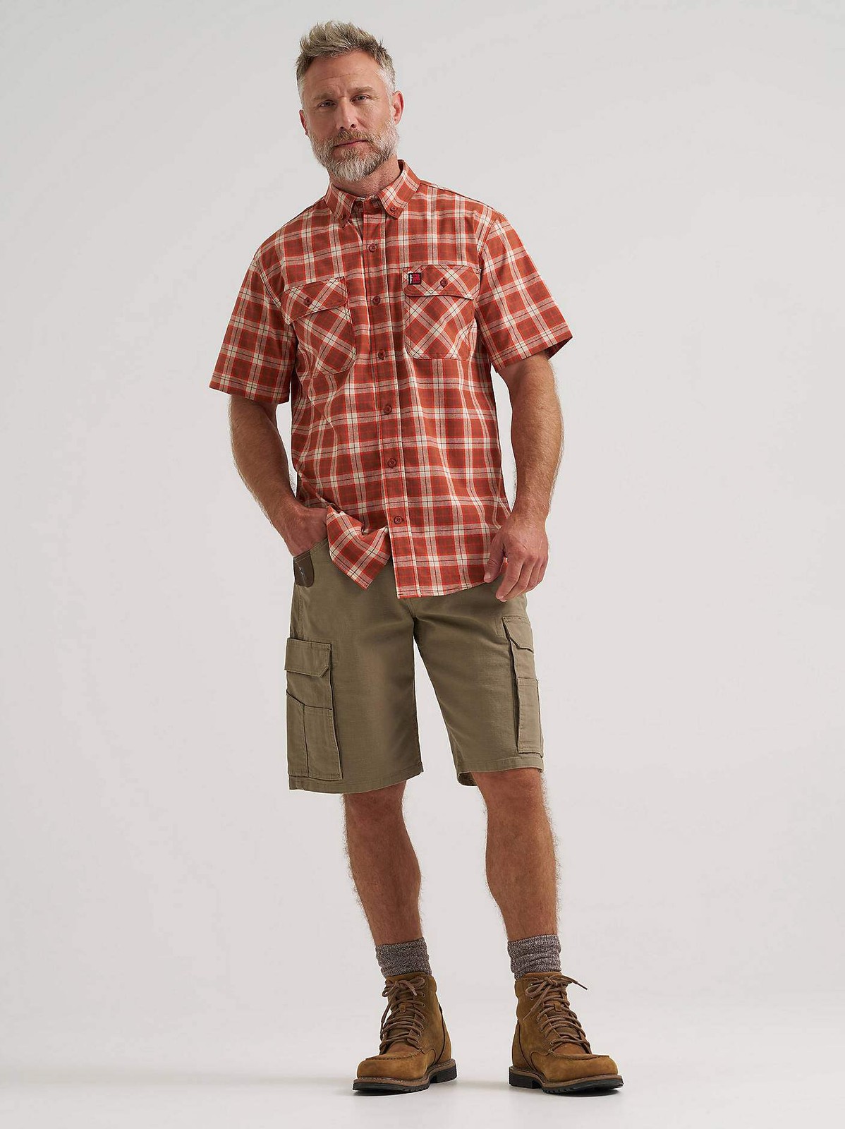 Wrangler 112374640 – RIGGS Workwear® Performance Ripstop Ranger Cargo Short – Ba