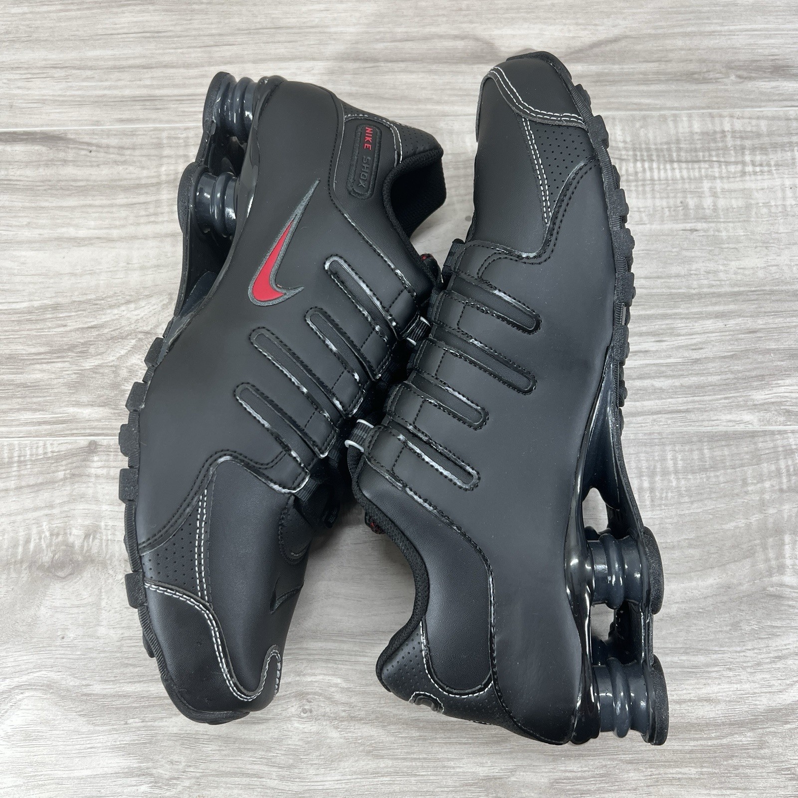 Nike Shox NZ (378341 017) Black Varsity Red New Mens Size 9.5