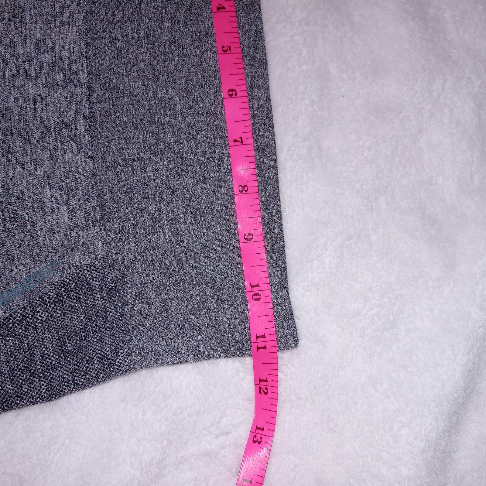 Gymshark Women’s Flex High Waisted Seamless Leggings Gray Marl/Blue Size XS