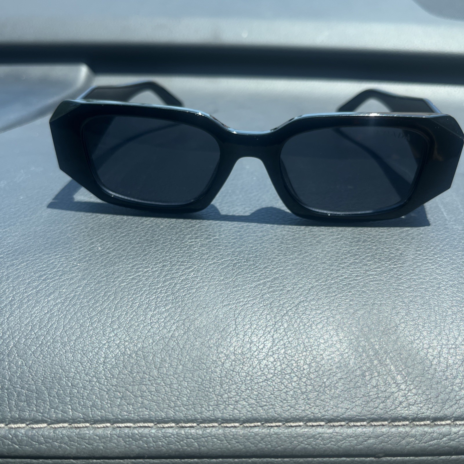 Prada PR17WS 1AB5S049 Women’s Sunglasses 49 mm Black / Dark Grey Lens