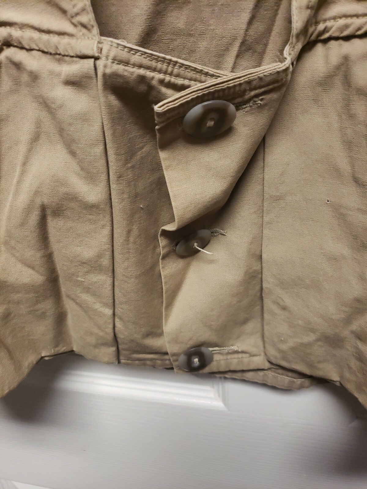 Vtg Men Hunting Jacket Vest Size M Vinyl Trim 2 Pocket 2 Shell