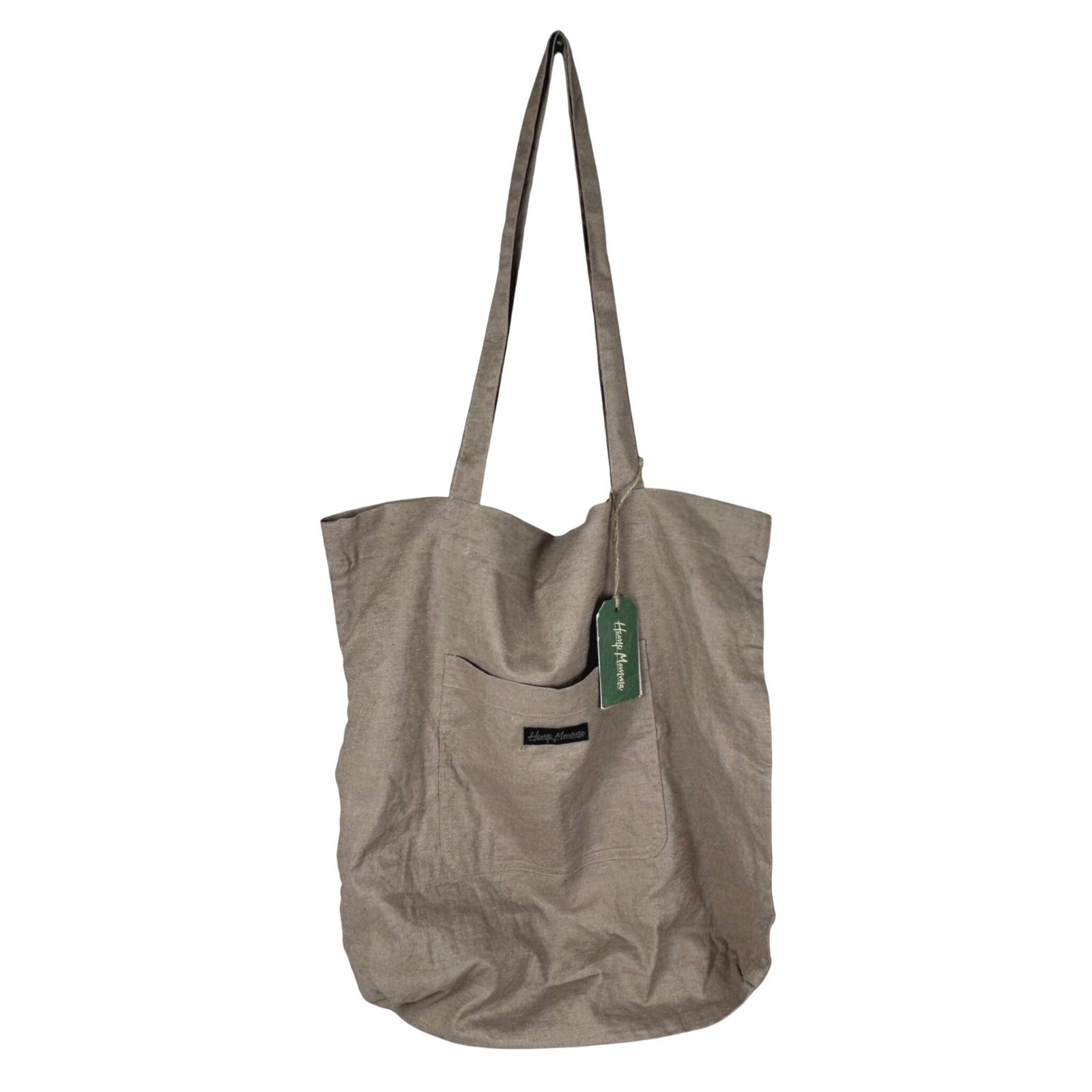 Hemp Momma Infinity Tote Bag Tan Hemp Blend Eco Friendly Reusable Shopper NWT