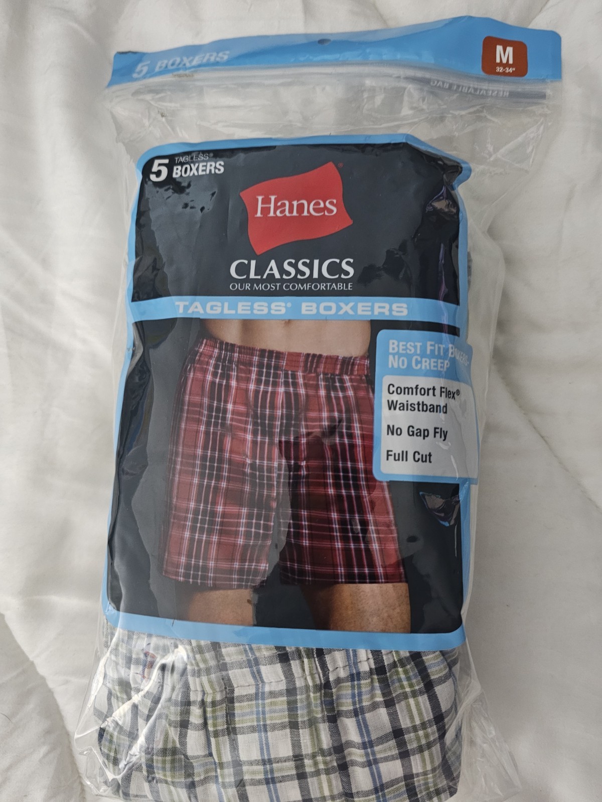 NEW Hanes Men’s Underwear Bundle Medium 6 Tank Tops + 5 Boxers Tagless Sealed