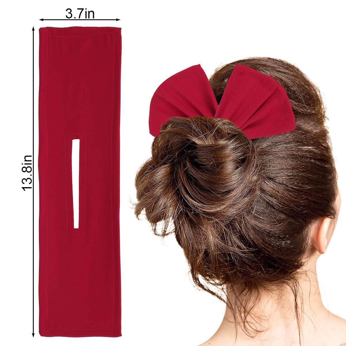3PCS Multicolor Deft Bun Maker For Hair Magic Donut Cloth Makers Clip French US