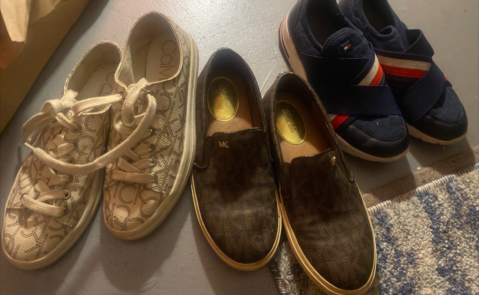 Lot Of 3 Ladies Shoes: Tommy H (6.5) Calvin Klein (7) Michael Kors (6.5)