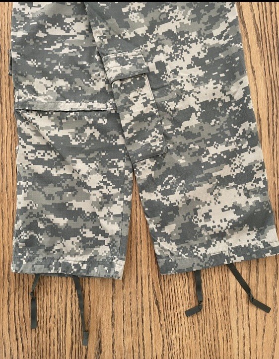 Vintage Military Digital Camo Tactical Pants, Small -Long, 32 1/2,by 35 1/2