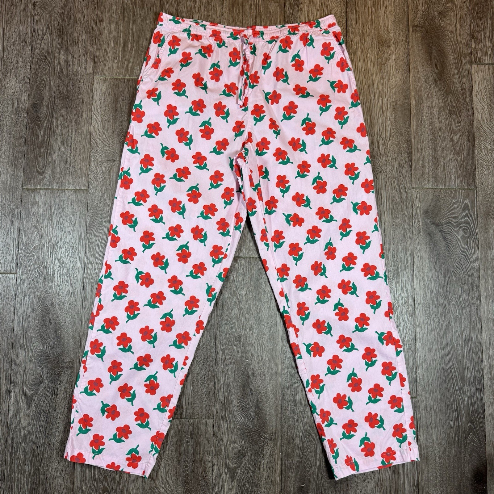 GOLF Wang Men’s Floral Print Pink Button-Front Shirt and Pant Set Medium