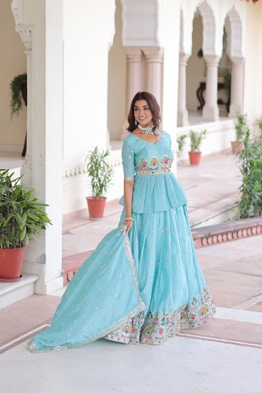 Designer Stitched Readymade Lehenga Choli suit Wedding Partywear Pakistani Suit