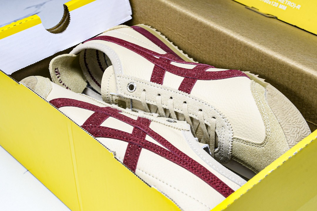 Onits*ka Tiger Mexico 66 SD Beige Beet Juice 1183C015-202 Unisex Size 4-11