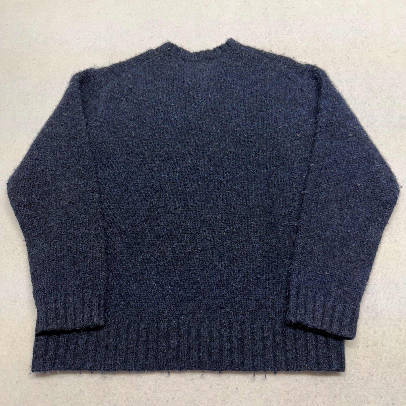 Vintage American Eagle Outfitters Wool Blend V-Neck Sweater Navy Blue XL