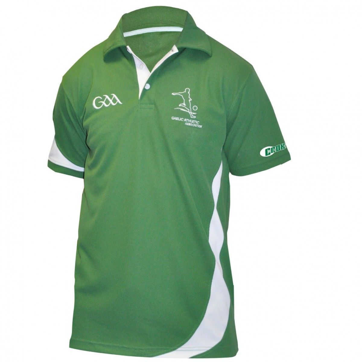 Croker GAA Performance Polo Men’s Green Irish Ireland Embroidered Shirt NEW