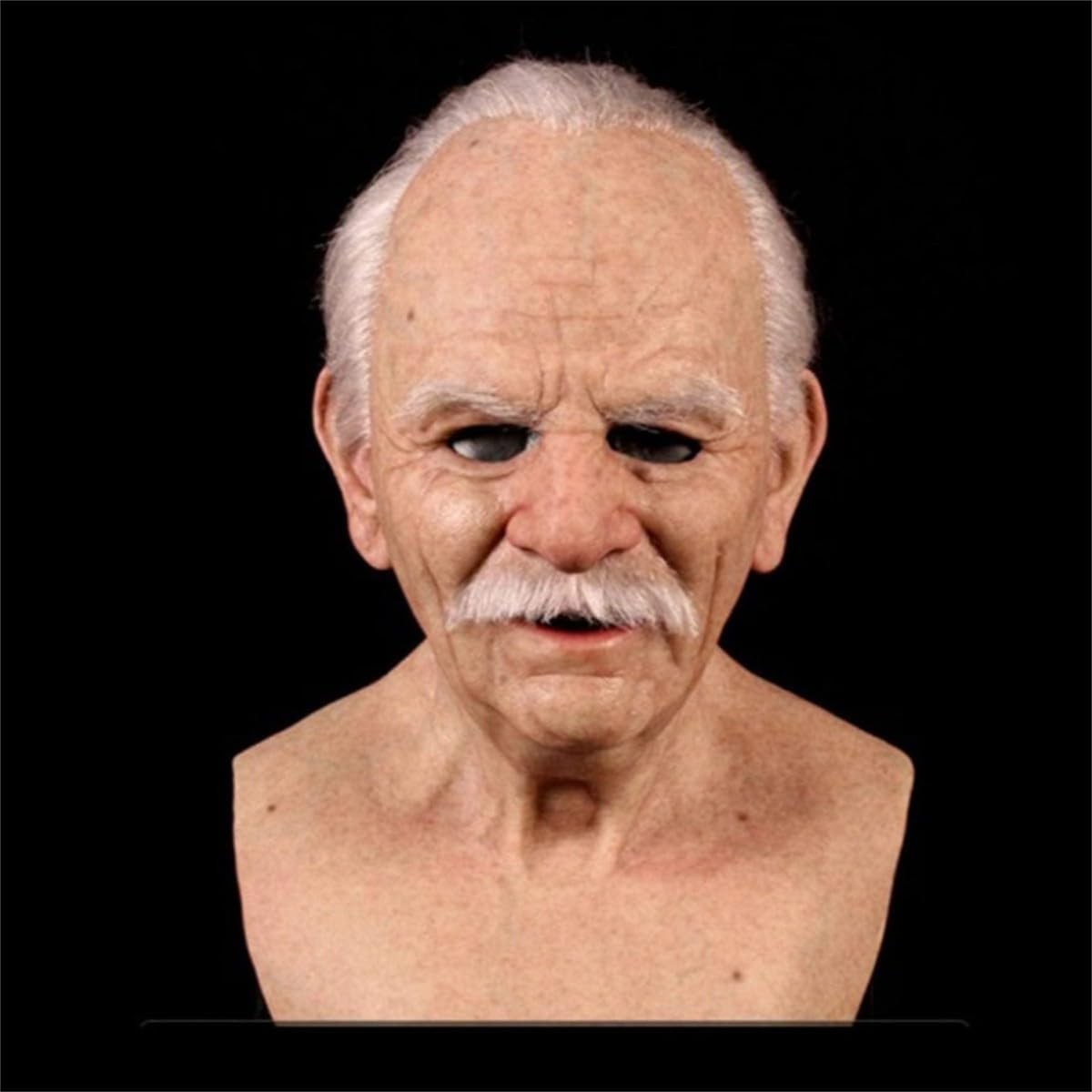Old Man Mask Latex Cosplay Party Realistic Full Face Cover Headgear Classic CRAZ