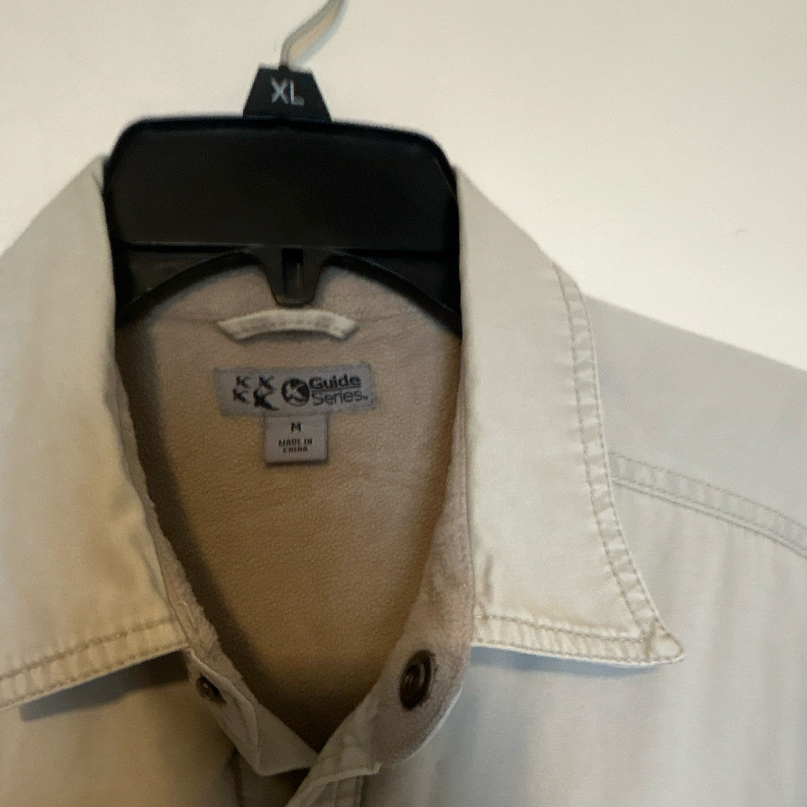 Men’s M Gander Mountain Fleece Lined Cotton Canvas Shacket Snap Up