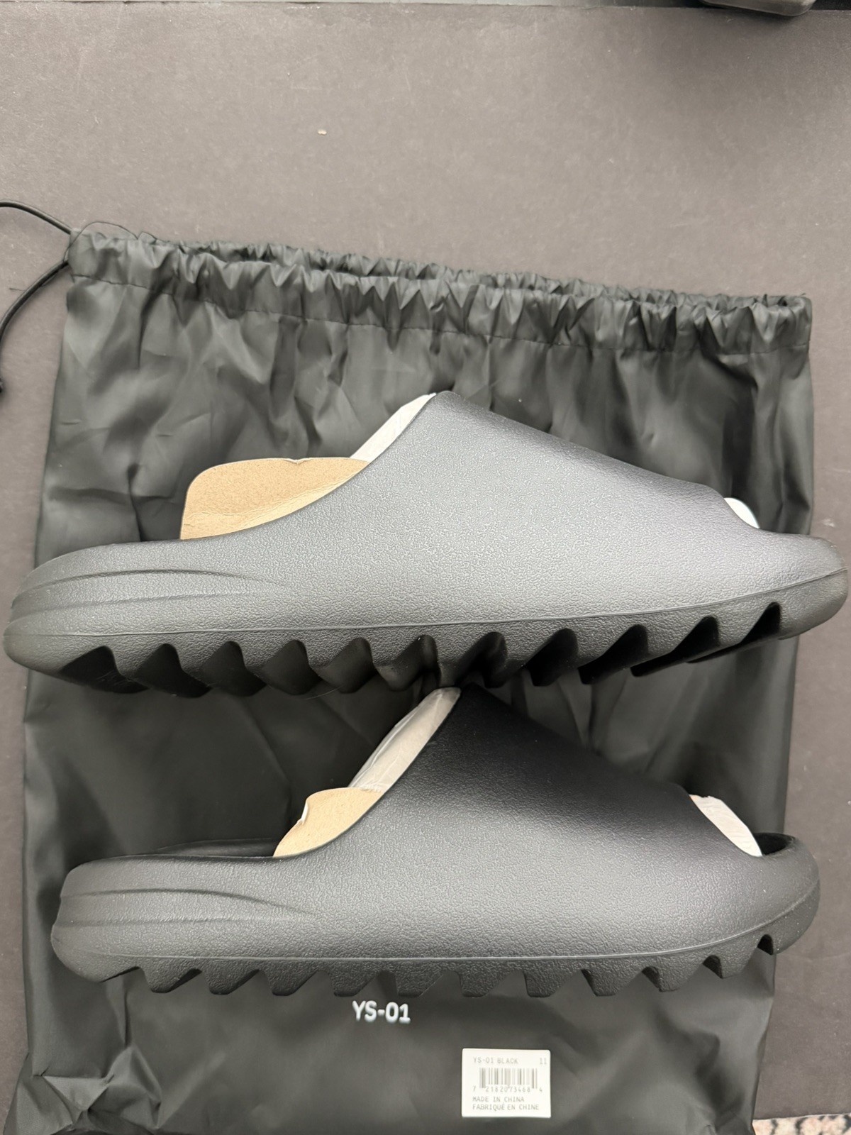 Yeezy Slide YZY YS-01 Black Color – Sz 11
