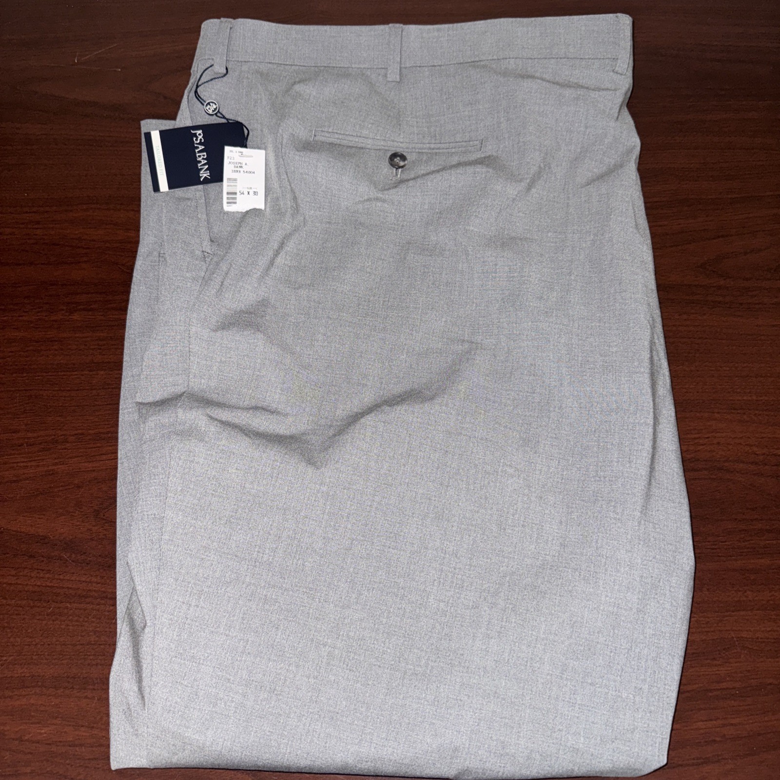 Jos. A. Bank Dress Pants Gray MSRP $120 54 X 30