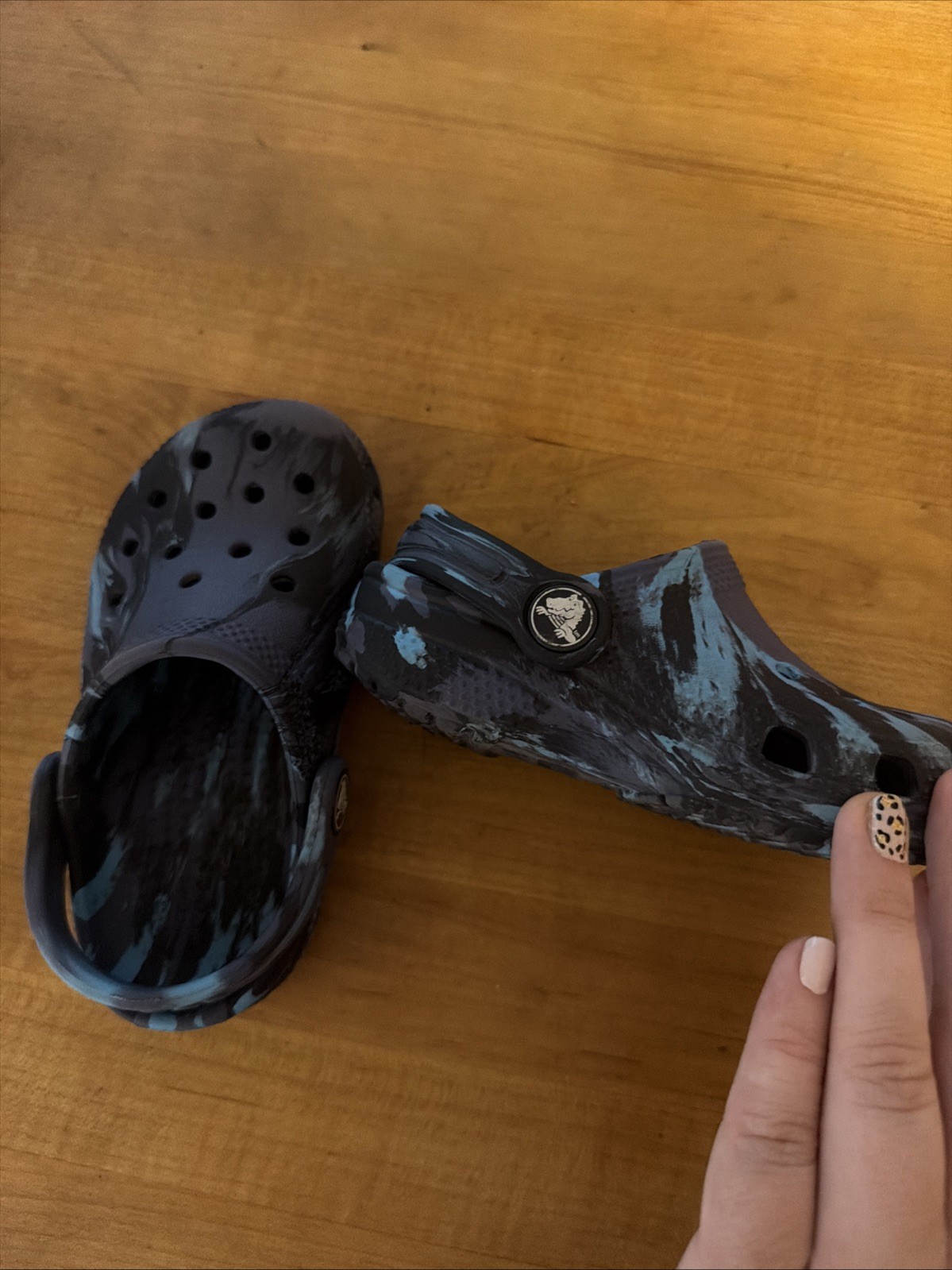 Toddler Classic Marbled Crocs