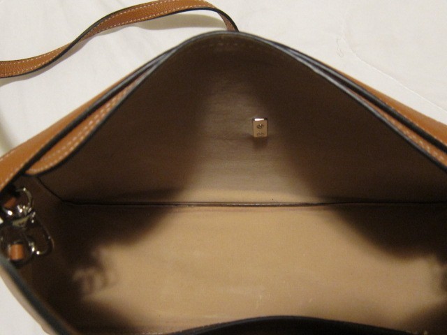 Toteme T Lock Women’s Leather Shoulder Bag – TAN -Style number 241-WAL956-LE002