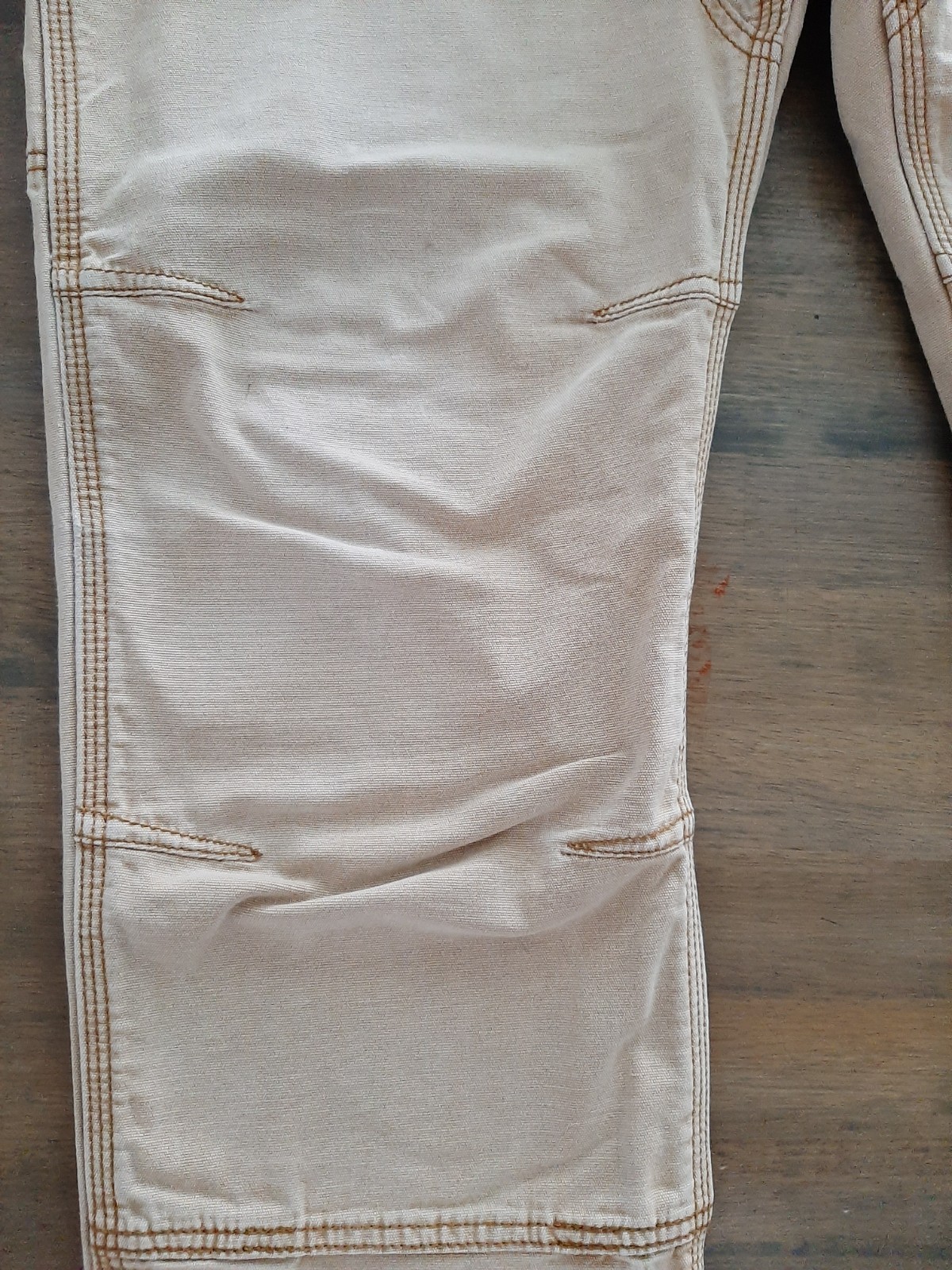 Distressed Faded Carhartt 102802-918 Double Knee Work Pants