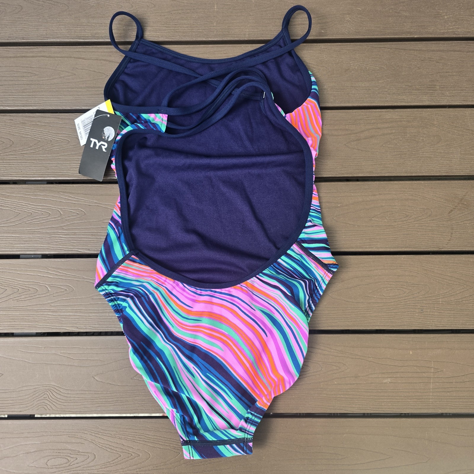 TYR Durafast Elite Women’s Riptidal Trinityfit Pink/multicolor Sz 30 New