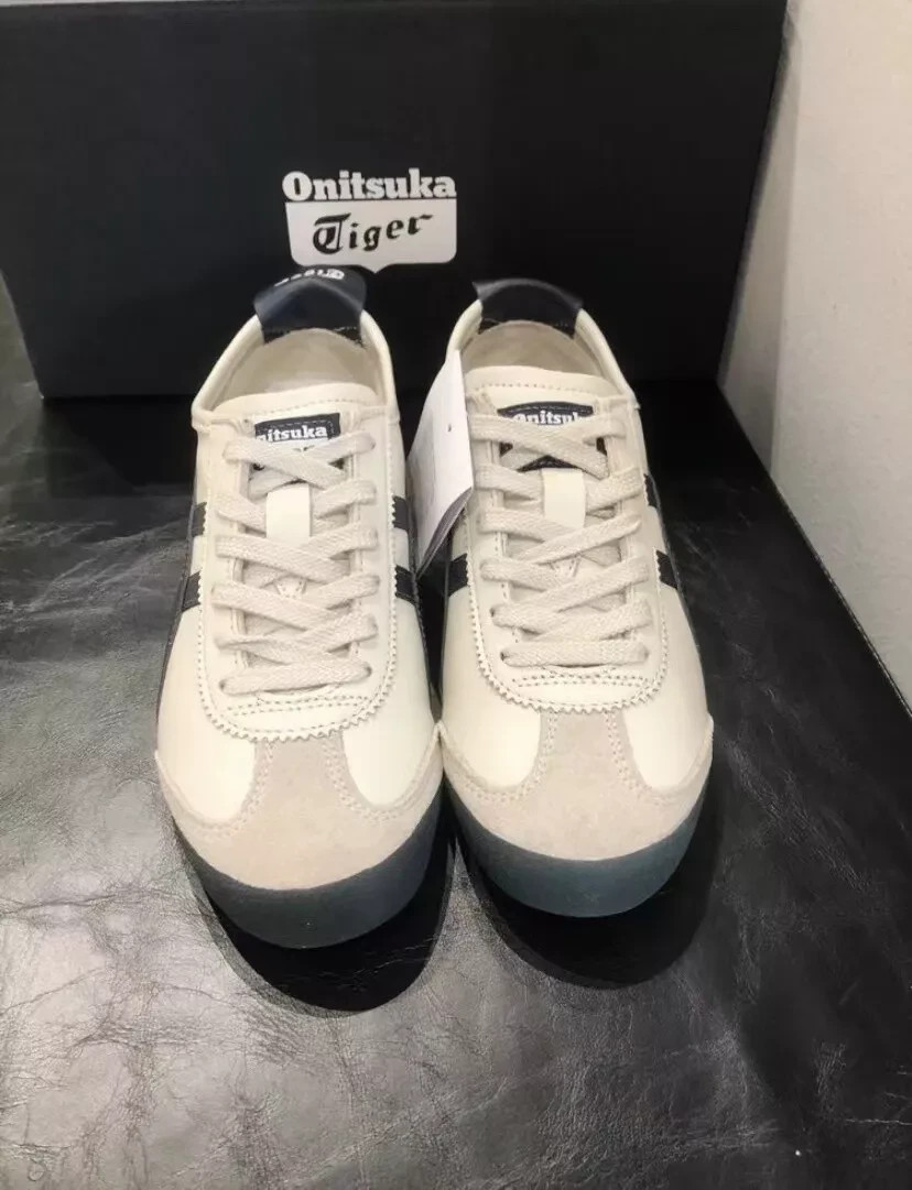 Authentic Onitsuka Tiger MEXICO 66 Birch Peacoat 1183C102-200 Sneakers Shoes