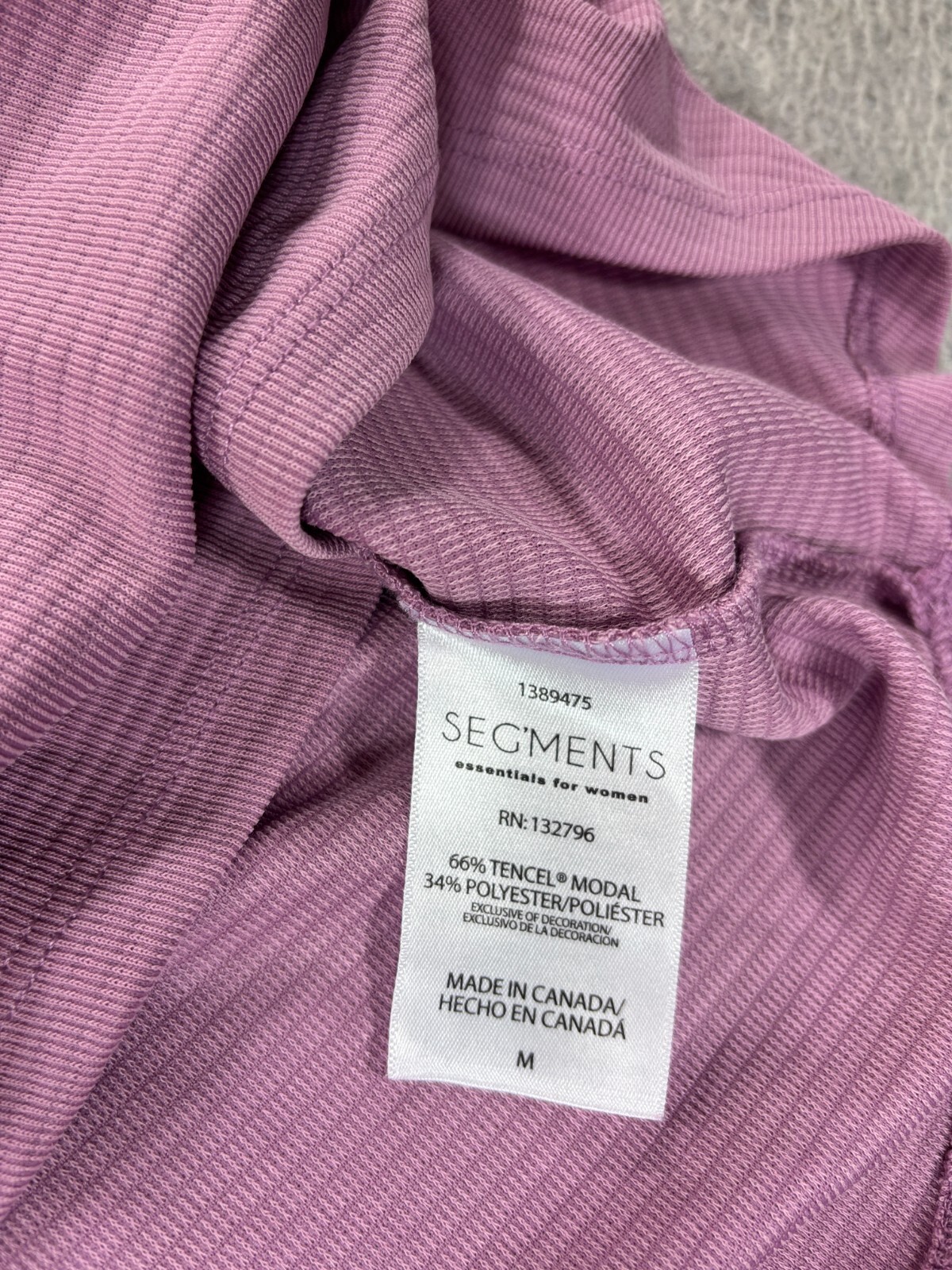 Seg’ments 3/4 Sleeve Performance Pullover Shirt (Women’s Medium) Purple