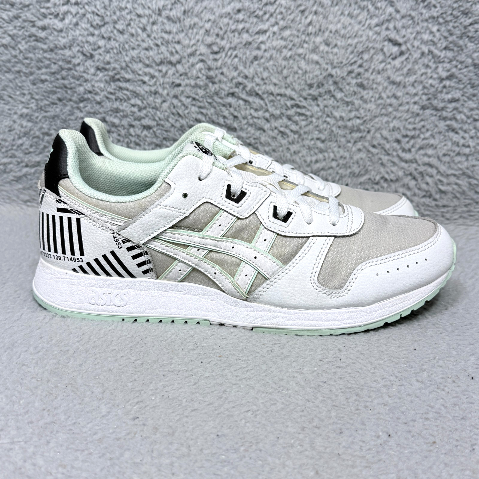 Asics Lyte Classic Womens Size 10.5 Low Top Sneakers Shoes White Green