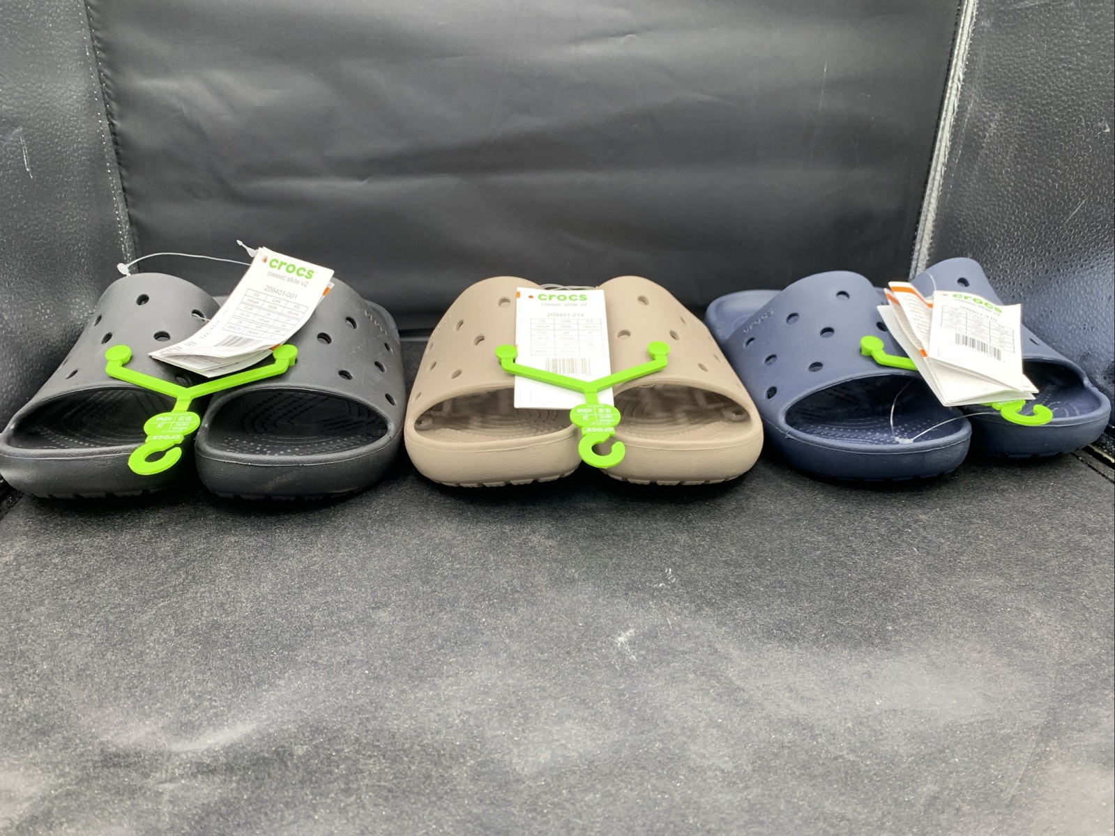 PICK COLOR /SIZE Crocs Classic Slide V2 Slip‑On Sandals Unisex