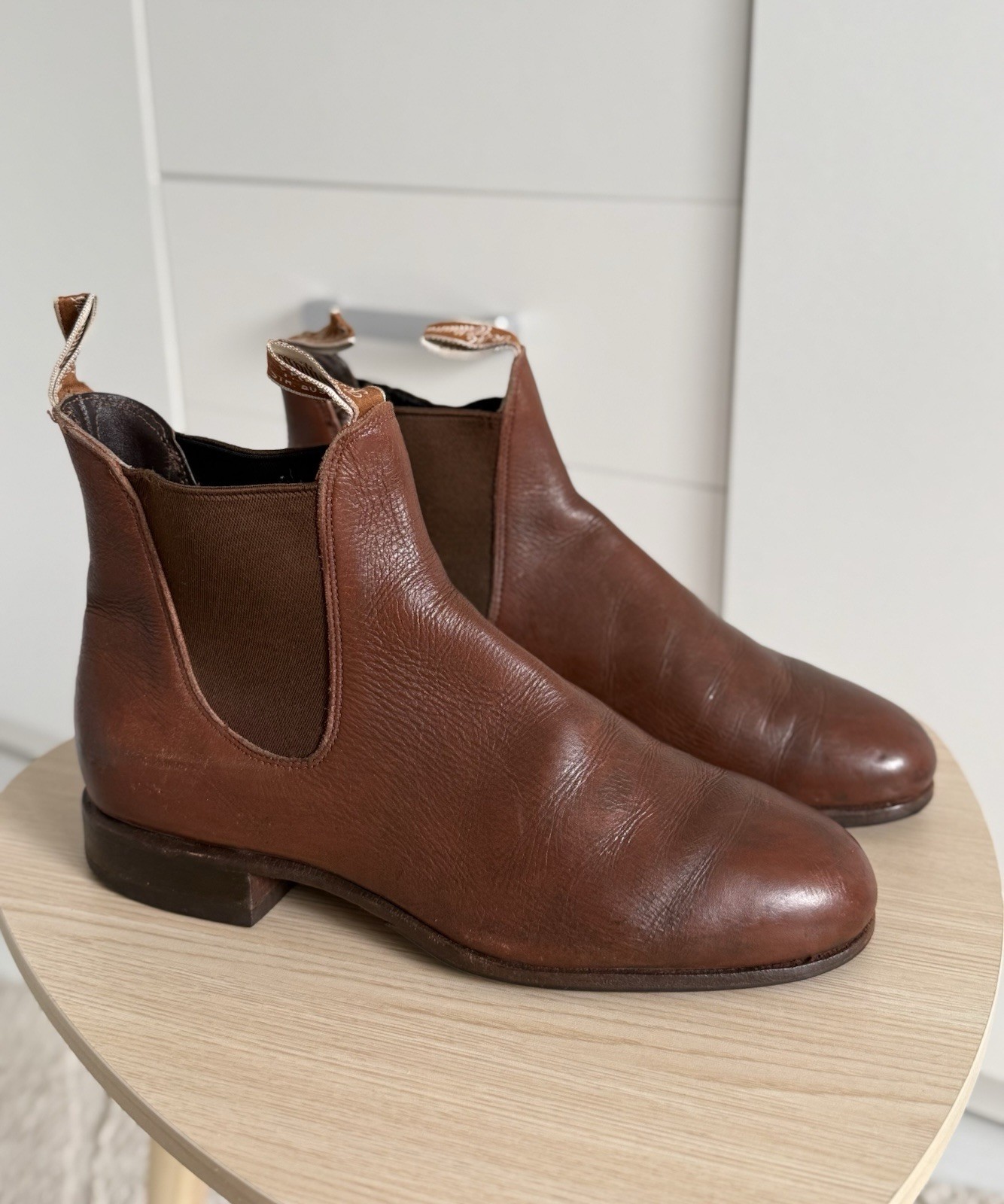 R.M. Williams Men’s Chelsea Leather Vintage Comfort Craftsman Boots Size UK8 US9