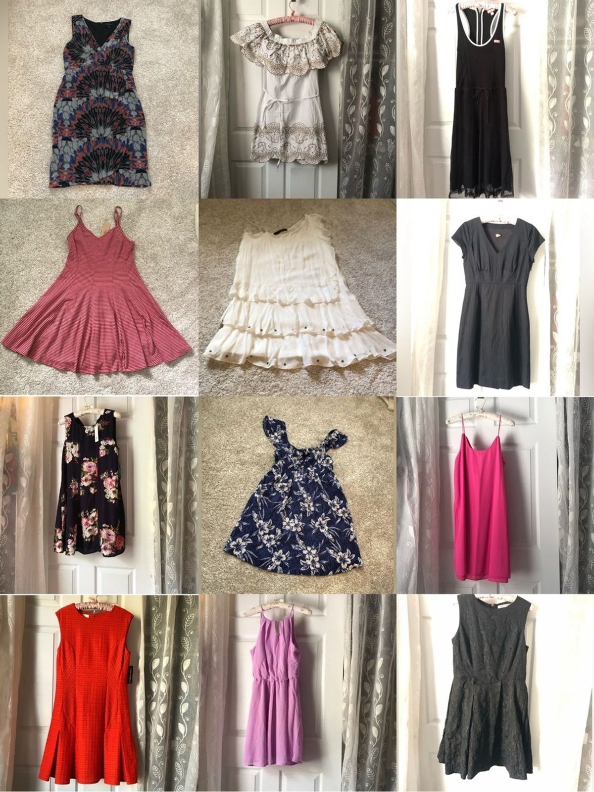 Bundle lot of 12 pieces women sun dress summer dress various brand size XS-S